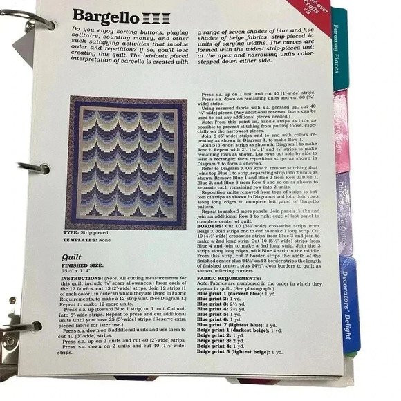 Vintage Georgia Bonesteel’s Spinning Stools quilters book - Picture 3 of 8